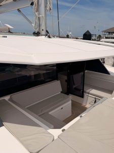 cockpit, Leopard 45, catamaran for sale