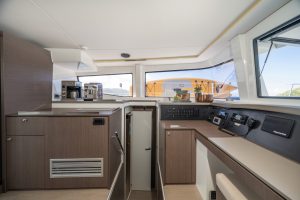 navigation station, Bali 4.8, catamaran for sale