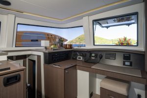 navigation station, Bali 4.8, catamaran for sale