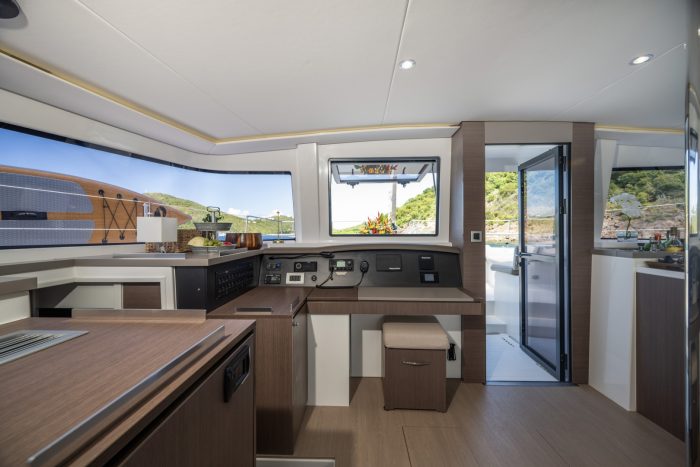 navigation station, Bali 4.8, catamaran for sale