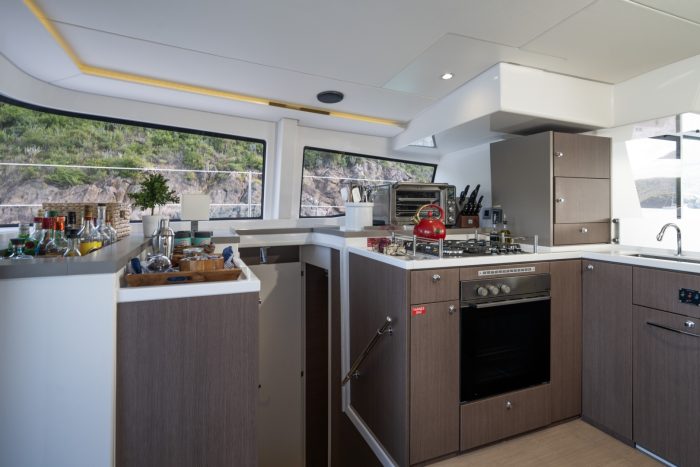 galley, Bali 4.8, catamaran for sale