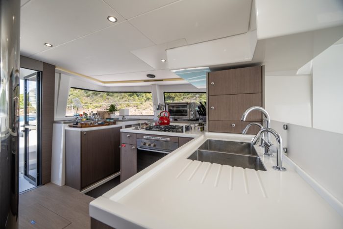 galley, Bali 4.8, catamaran for sale
