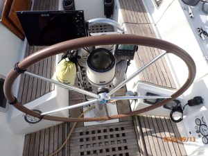 helm, Beneteau, sailboat for sale