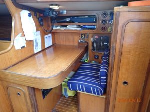 navigation station, Beneteau, sailboat for sale