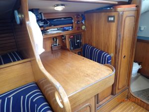 navigation station, Beneteau, sailboat for sale