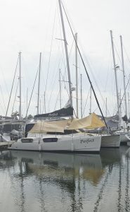 exterior, Maverick 420, catamaran for sale