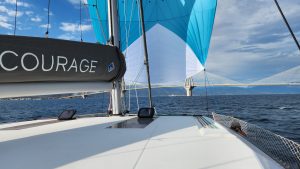 underway, Nautitech 46 Open, catamaran for sale
