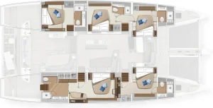Lagoon SIXTY 5 layout drawing 1