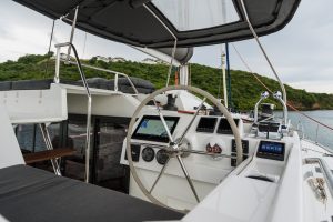 cockpit, FP 45 Elba, catamaran for sale