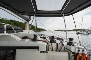cockpit, FP 45 Elba, catamaran for sale