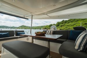 cockpit, FP 45 Elba, catamaran for sale