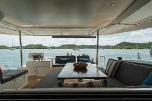 cockpit, FP 45 Elba, catamaran for sale