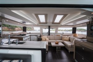 salon, FP 45 Elba, catamaran for sale