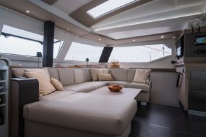 salon, FP 45 Elba, catamaran for sale