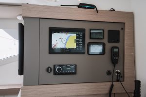 navigation station, FP 45 Elba, catamaran for sale
