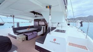 cockpit, FP 40 Isla, catamaran for sale