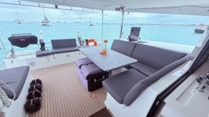 cockpit, FP 40 Isla, catamaran for sale