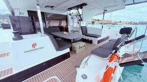 cockpit, FP 40 Isla, catamaran for sale