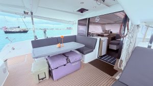 deck, FP 40 Isla, catamaran for sale