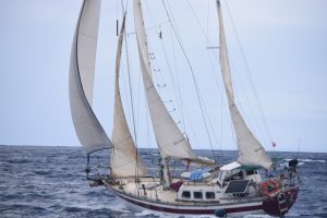 underway, Endurance 35 Ketch, sailboat for sale