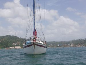 exterior, Endurance 35 Ketch, sailboat for sale