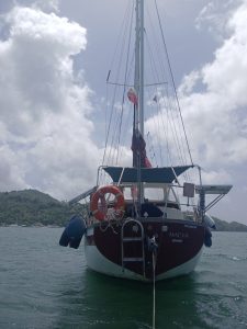 exterior, Endurance 35 Ketch, sailboat for sale