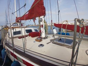 deck, Endurance 35 Ketch, sailboat for sale