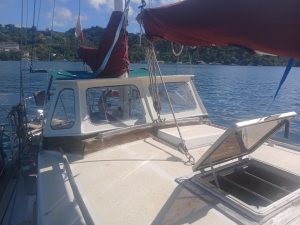 deck, Endurance 35 Ketch, sailboat for sale