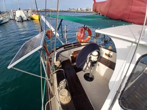 cockpit, Endurance 35 Ketch, sailboat for sale