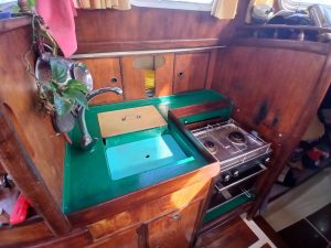 interior, Endurance 35 Ketch, sailboat for sale