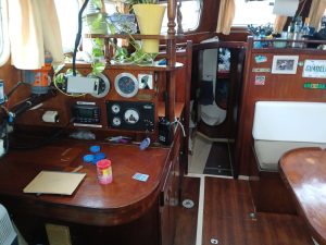 navigation station, Endurance 35 Ketch, sailboat for sale