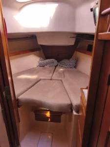bed, C&C, sailboat for sale