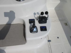 helm, African Cats 420 Powercat, power catamaran for sale