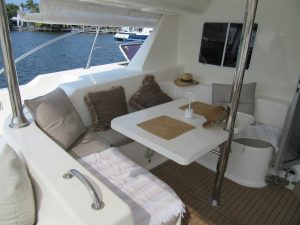 cockpit, African Cats 420 Powercat, power catamaran for sale