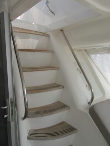 deck, African Cats 420 Powercat, power catamaran for sale