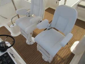 cockpit, African Cats 420 Powercat, power catamaran for sale