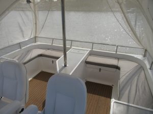 cockpit, African Cats 420 Powercat, power catamaran for sale