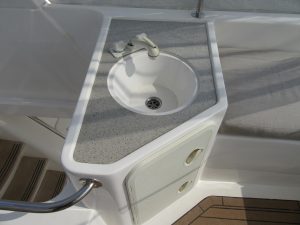 cockpit, African Cats 420 Powercat, power catamaran for sale