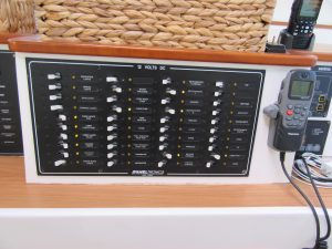 navigation station, African Cats 420 Powercat, power catamaran for sale