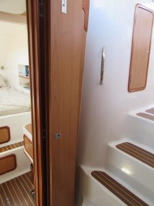 interior, African Cats 420 Powercat, power catamaran for sale