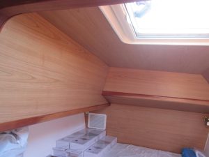 bed, African Cats 420 Powercat, power catamaran for sale