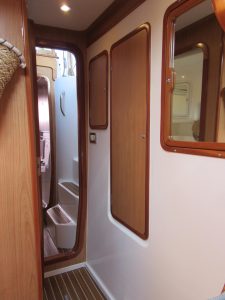 interior, African Cats 420 Powercat, power catamaran for sale