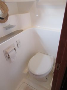 bath, African Cats 420 Powercat, power catamaran for sale