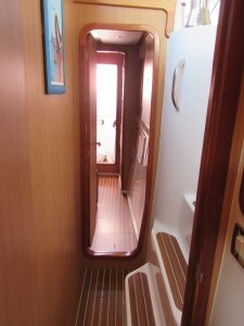 interior, African Cats 420 Powercat, power catamaran for sale