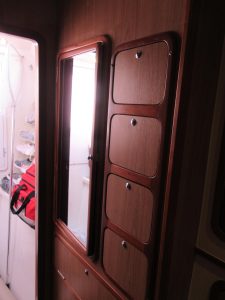 interior, African Cats 420 Powercat, power catamaran for sale