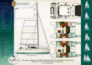 Nautitech 395 layout drawing 1