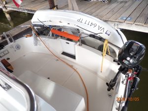 cockpit, Nordic Tug 34, trawler for sale