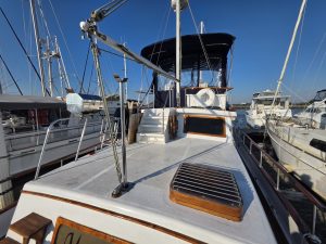 deck, Albin 43, trawler for sale