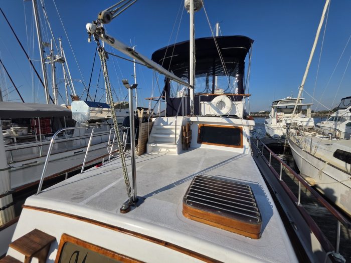 deck, Albin 43, trawler for sale
