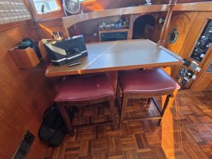 navigation station, Albin 43, trawler for sale